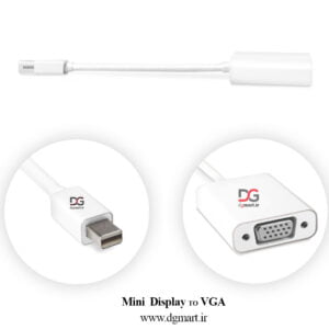 تبدیل پورت مینی دیسپلی به وی جی ای – MINI DISPLAY PORT to VGA
