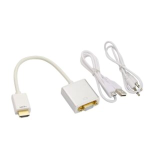 HDMI to VGA Converter with Audio and Power Supply