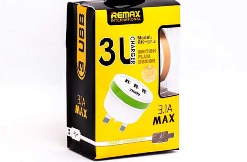 شارژر 3پورت ریمکس 3.1آمپر REMAX RX-D13