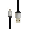 METAL-MICRO-USB-1M-FLAT-CABLE